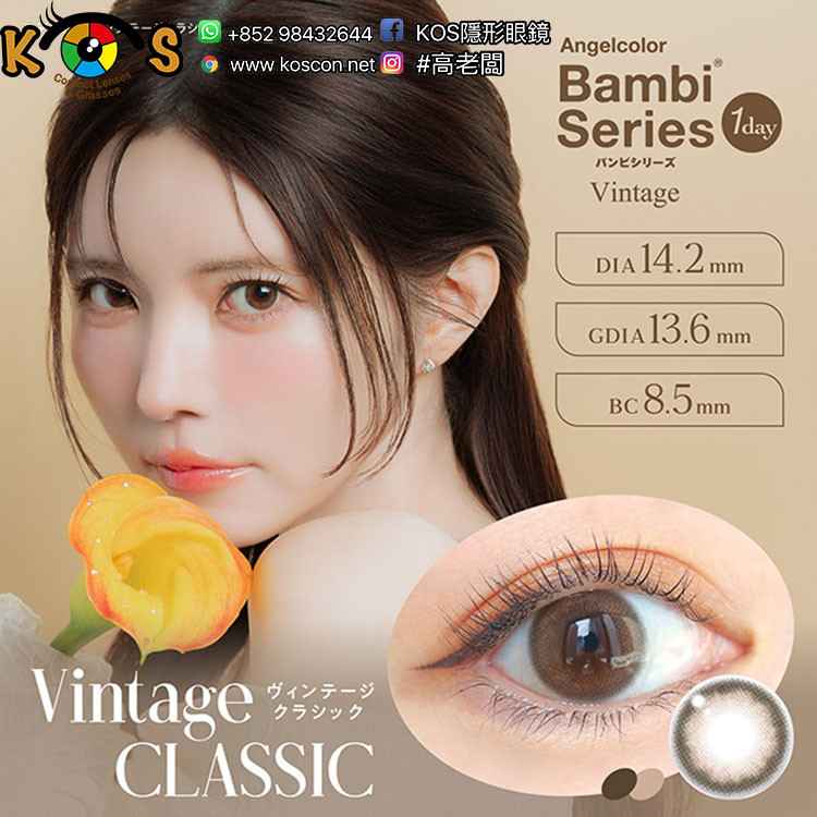 AngelColor Vintage 1day Classic エンジェルカラーバンビヴィンテージワンデー ヴィンテージクラシック